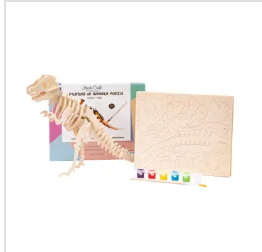 3D Wooden Puzzle / Paint Kit