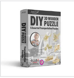 3D Wooden Puzzle Bundle Pack ( Assorted )
