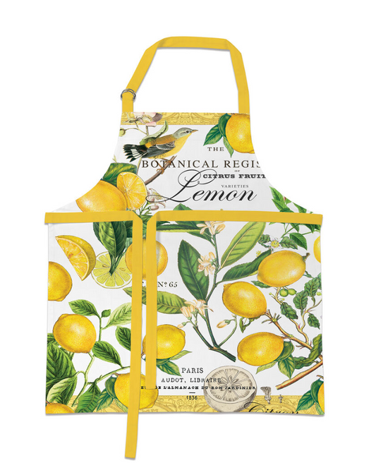 Lemon Basil Chef Apron
