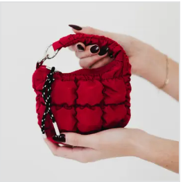 Rylyn Mini Puffer Bag Charm ( Assorted Color )