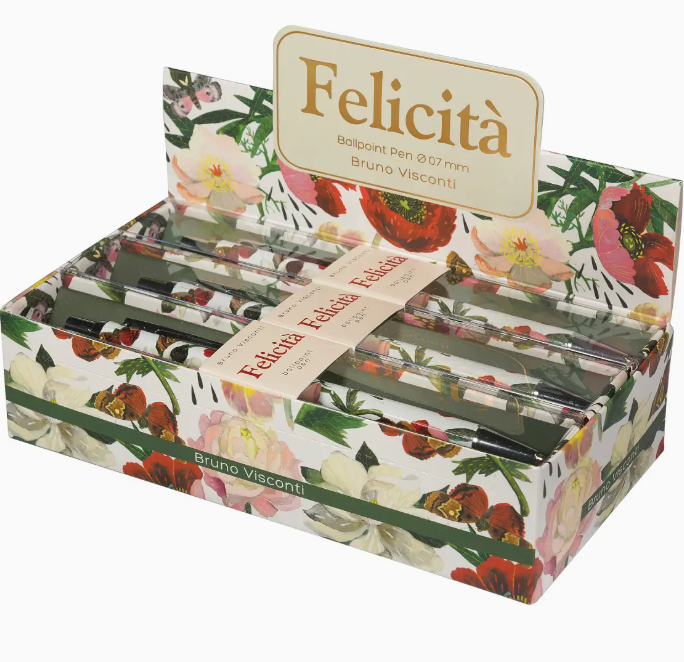 Felicita Peonies Ball Point Pen
