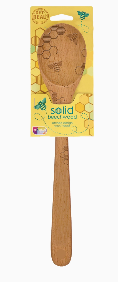 Honey Bee Beachwood Spoons ( Assorted )