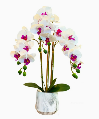 21" Real Touch Orchid arrangement