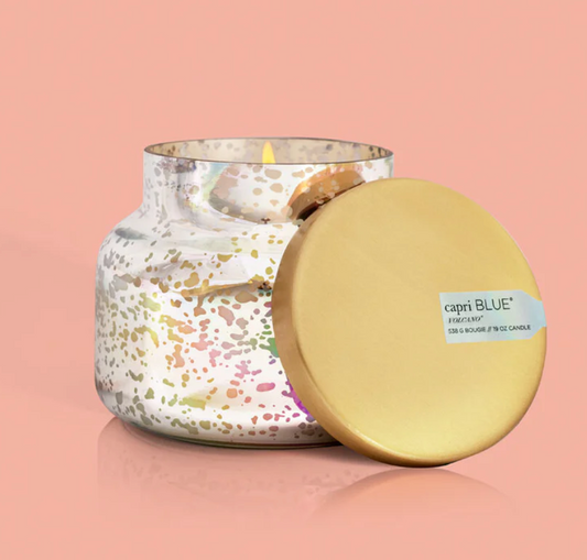Volcano Mercury Iridescent Signature Candle, 19 oz