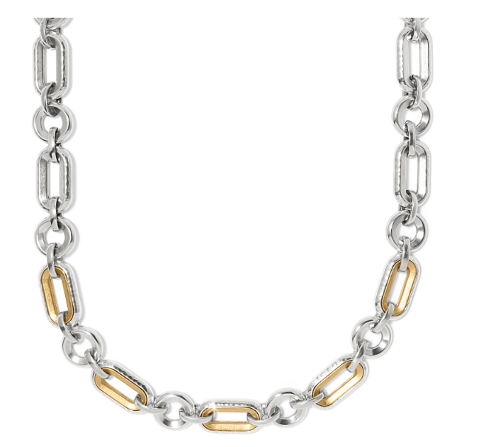 Medici Link Two Tone Necklace JM7532