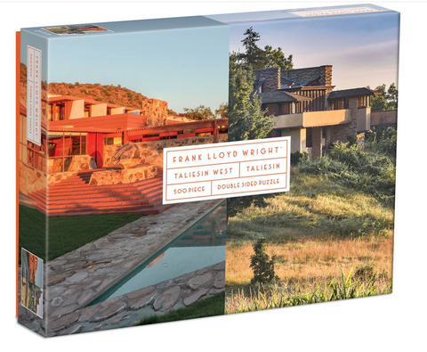 Frank Lloyd Wright Double-Sided Jigsaw Puzzle 500pc.