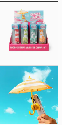Modern Monkey Cabana Boy Phone Umbrella