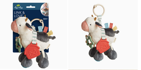 Cow Itzy Friends Link & Love™ Activity Plush