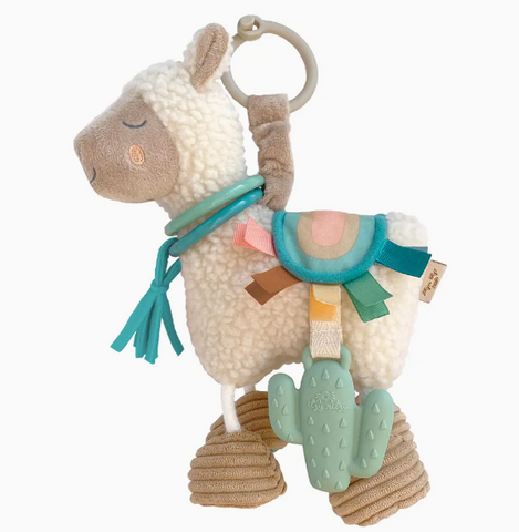 Itzy Friends Link & Love  Plush with Teether Toy ( LLama )
