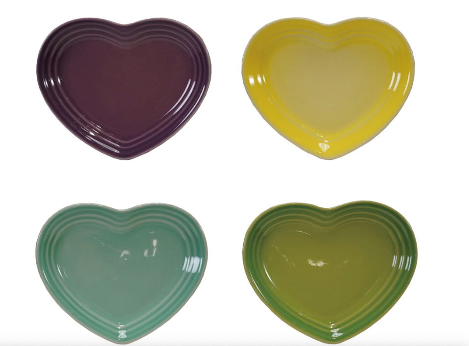 Stoneware Heart Shaped Dish  ( Assorted )