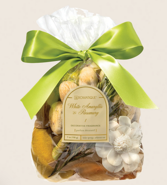 White Amaryllis & Rosemary Decorative Fragrance 7oz. Bag