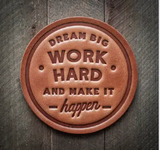 Sugarhouse Leather Coaster ( Assorted )