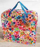 Happy XL Zip Tote Bag ( Grateful )