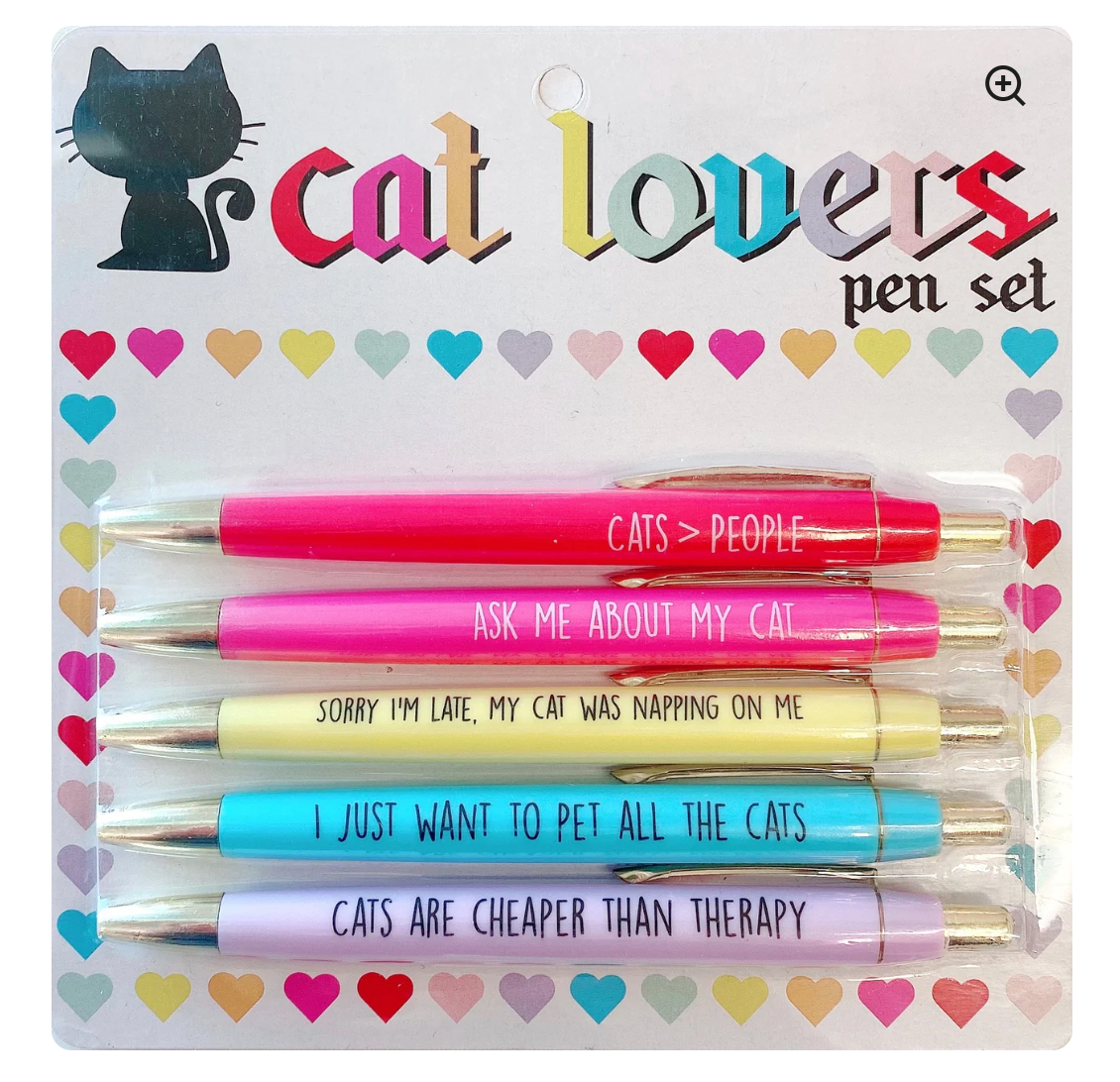 Cat Lovers Pen Set