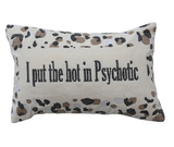 Cotton Velvet Embroidered Lumbar Pillow ( Assorted )