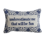 Cotton Velvet Embroidered Lumbar Pillow ( Assorted )