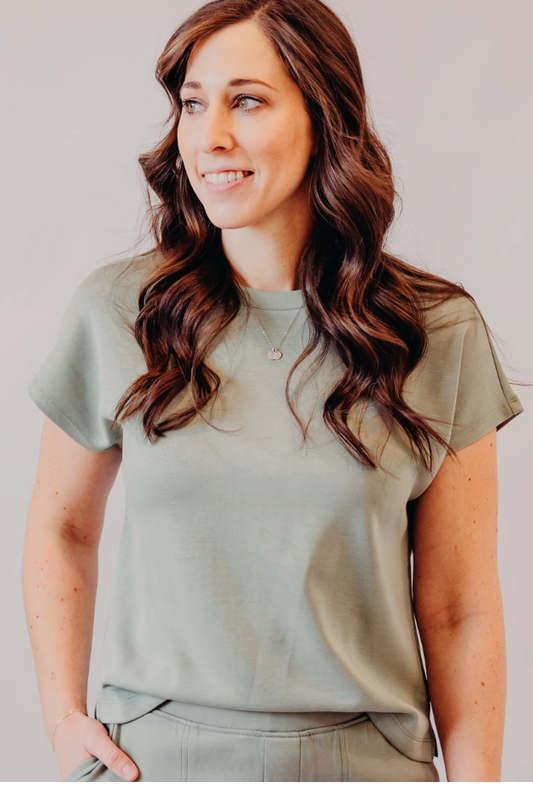 Gabriella Top ( Dusty Jade )