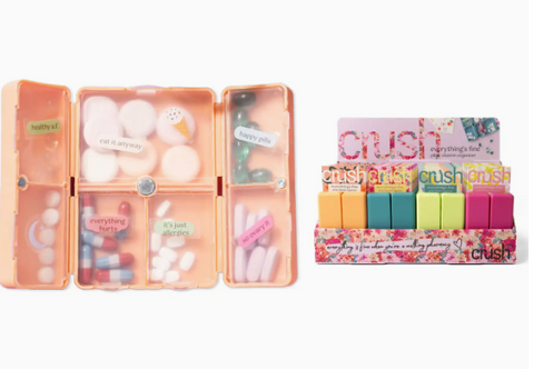 Crush Everything's Fine Pill & Vitamin Case
