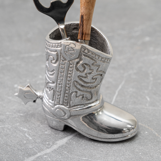 Aluminum Cowboy Shoe Holder