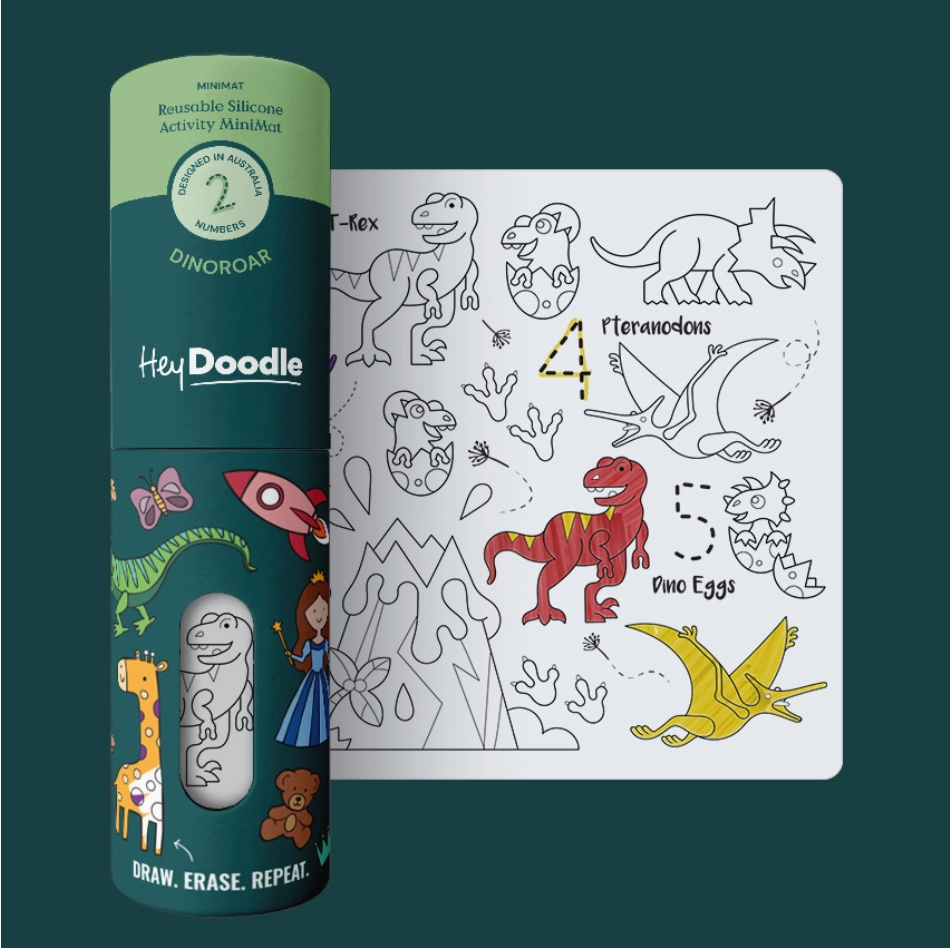 Mini Coloring & Doodle Mat ( Assorted )