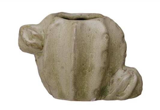 Stoneware Cactus Toothpick Holder