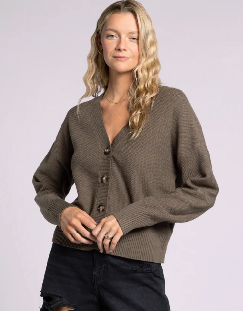 Adley Cardigan ( Deep Olive )