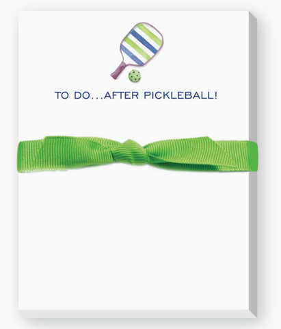 To Do After Pickleball Mini Notepad