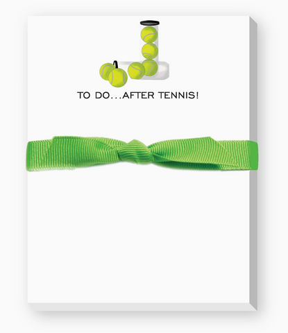 To Do After Tennis Mini Notepad