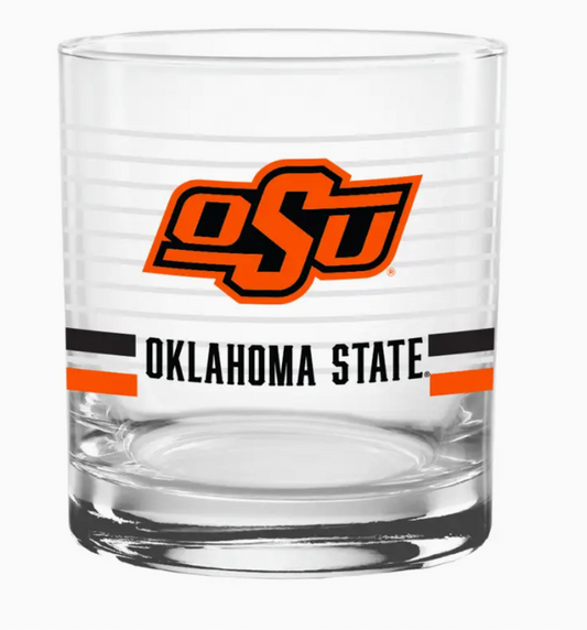OSU Cowboys  Ring Rocks Glass 14 oz.