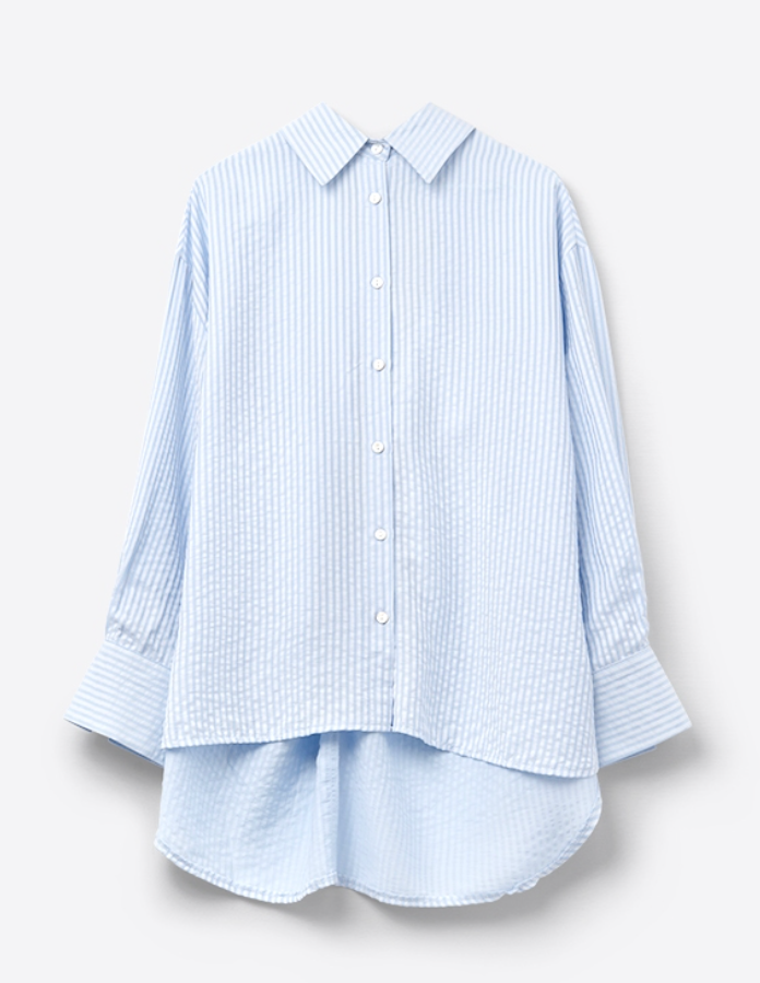 oversized  shirt with bow in the back
