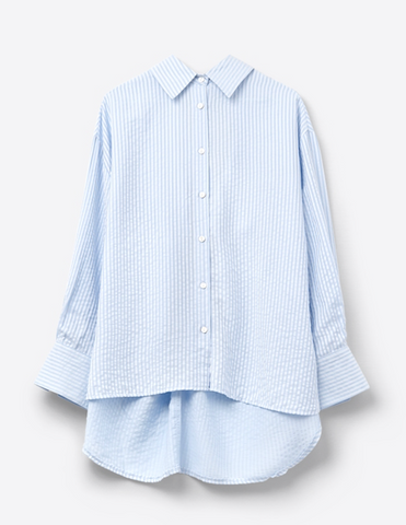 oversized  shirt with bow in the back
