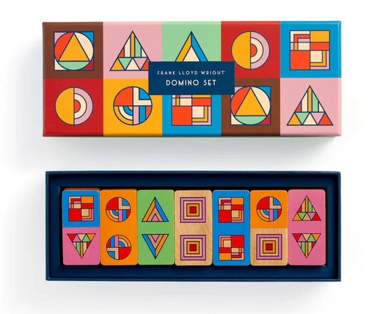 Frank Lloyd Wright Wood Dominoes Set