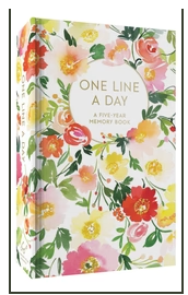 Floral One Line a Day: A Five-Year Memory Book
