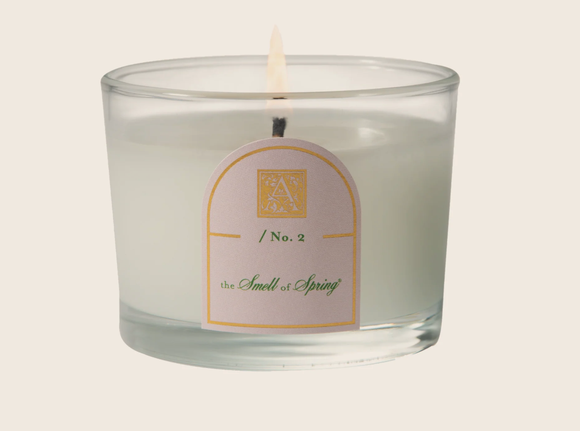 Petite Tumbler Glass Candle 4.5 oz. ( Smell of Spring )