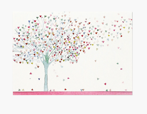 Tree of Hearts Note Cards