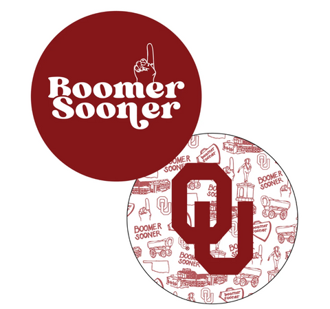 OU Sooners  Double Sided Coasters ( Set of 50 )