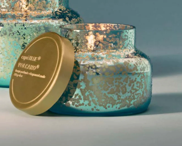 Volcano Textured Mercury Signature Candle 8 oz.