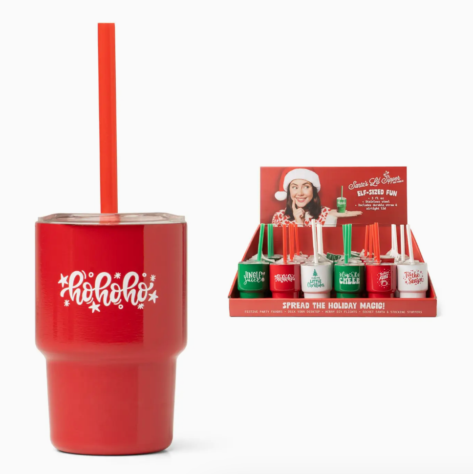 Santa's Lil' Sipper Mini Tumbler C-25