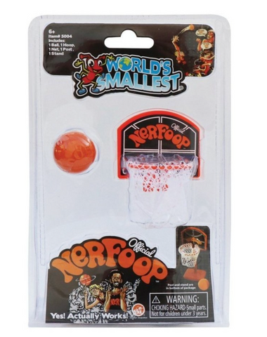 Worlds Smallest Nerfoop Basketball game