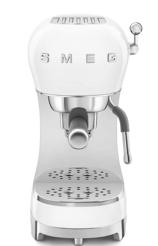 Espresso coffee machine Retro-style ( White  )