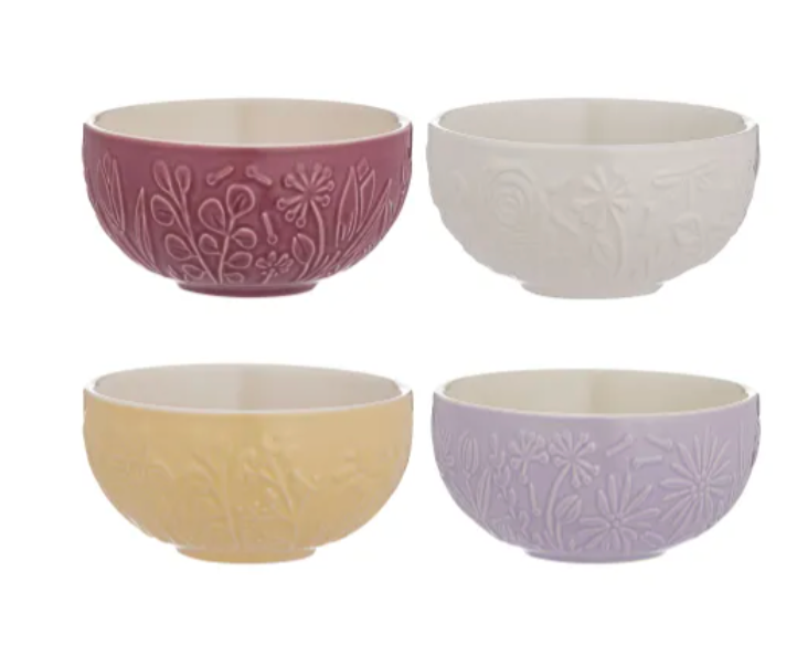 In The Meadow Set 4 Bowls