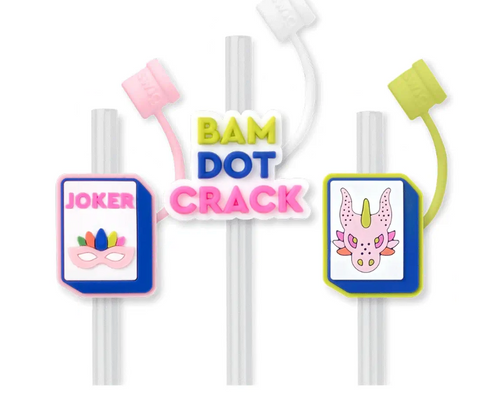 Mahjong Straw Toppers