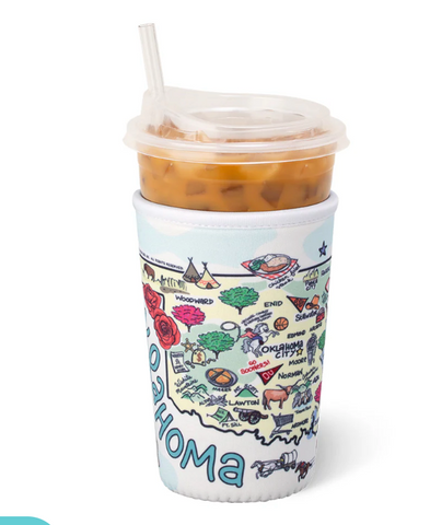 Oklahoma Medium Iced Cup Coolie
