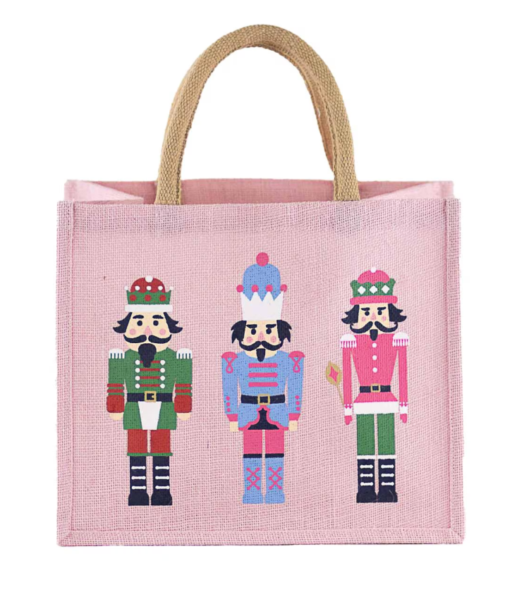 Nutcracker March Gift Tote.  12" w X 10" h X 8" d