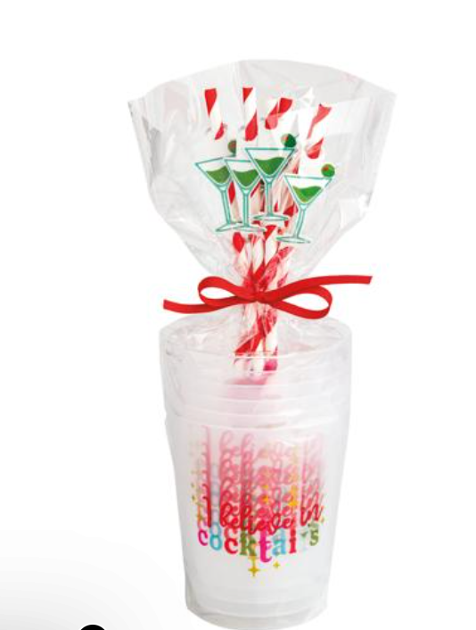 Christmas Party Cup Sets 6pc.