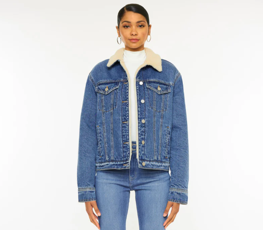 Rosalia Cropped Sherpa Jacket