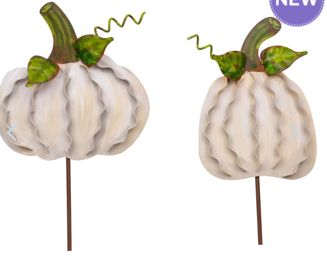 Small Ribbon Pumpkins Cream
