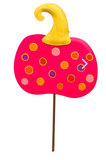 Bright Check & Dot Pumpkins