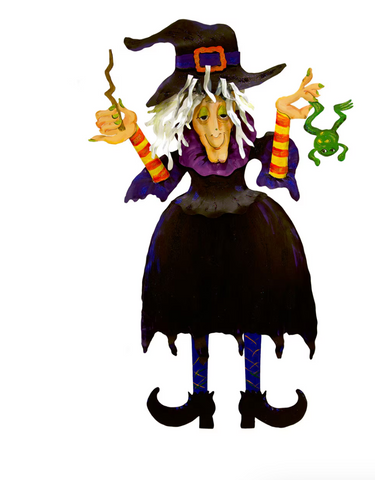 Tillie the Witch Yard Decor