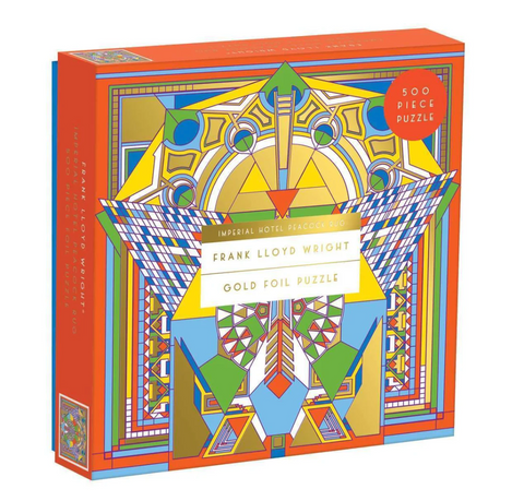Frank Lloyd Wright Imperial Hotel Peacock Rug 500 Pc.